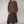 Charger l&#39;image dans la galerie, woman standing in front of grey backdrop wearing a large oversized brown fleece sweater, and a long brown wool skirt with black boots. Light fair skin with long brown hair.

